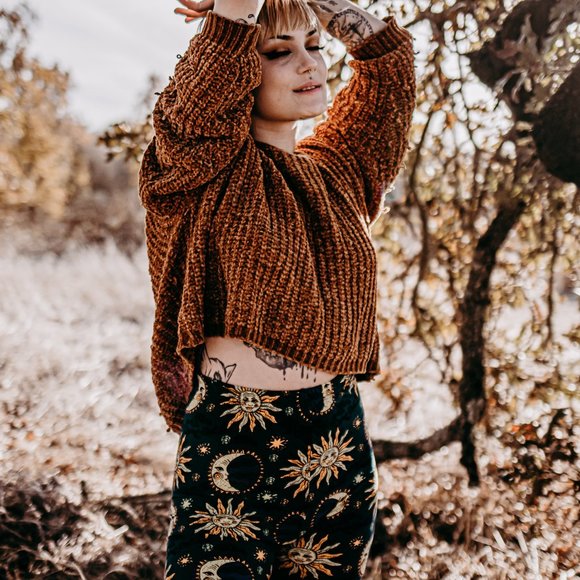 Moon & Star Astrological Leggings - Picture 3 of 5